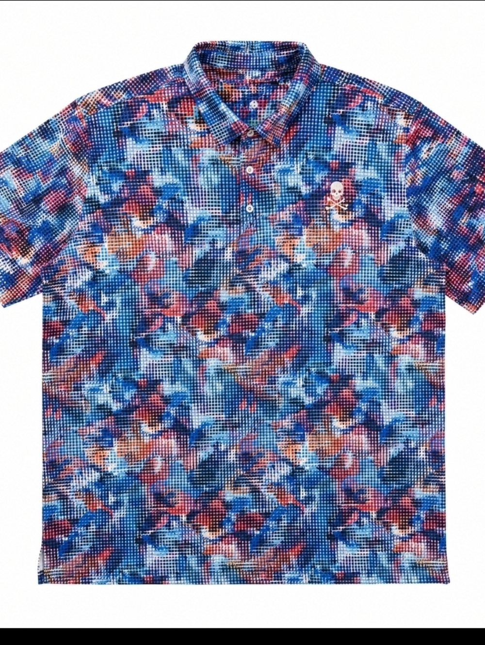 Robert Graham Golf Polo Shirt 2XL Geometric Pattern. Multicolor - Picture 2 of 13
